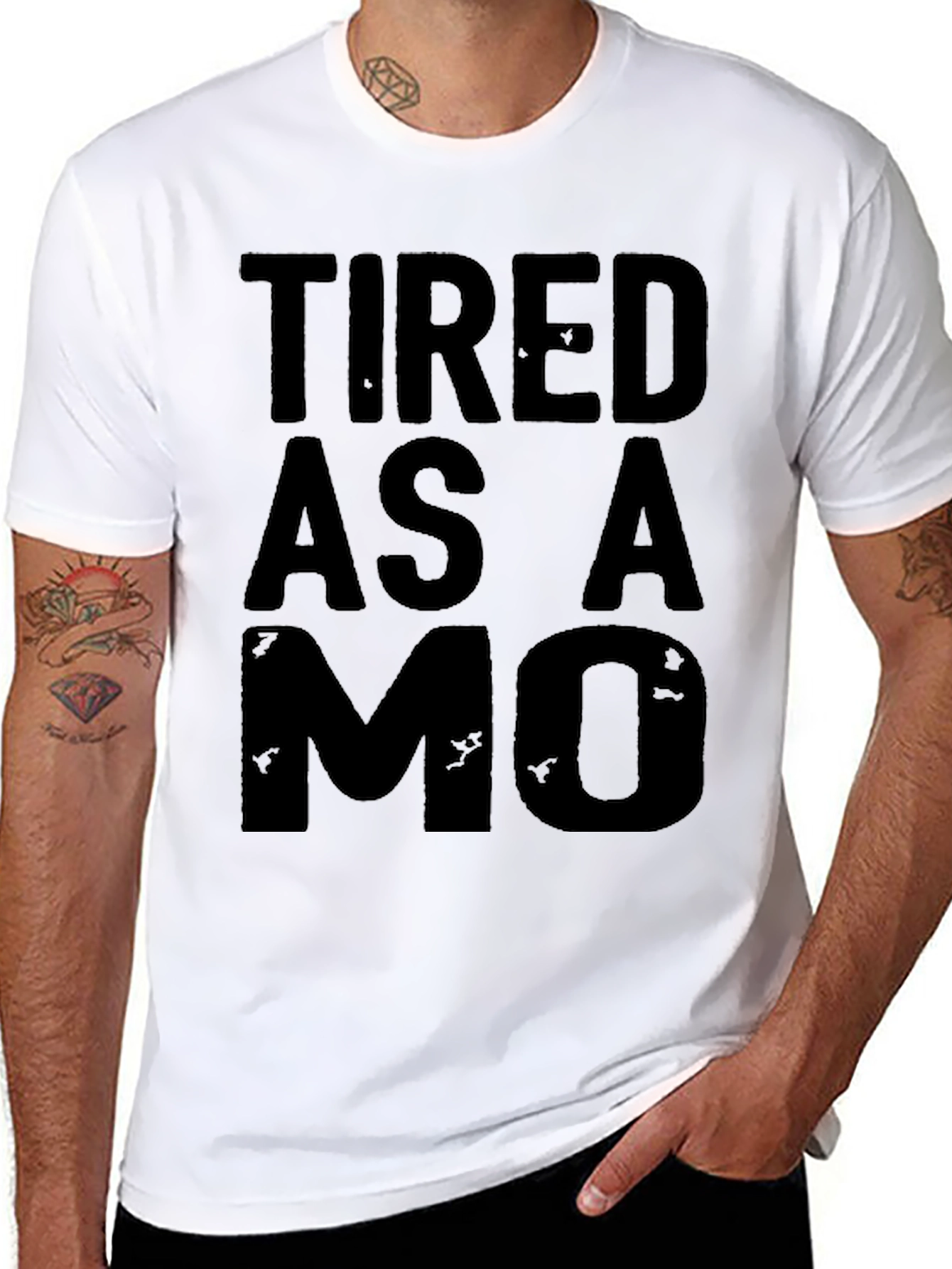 Tired as a MO T-Shirt - Black
