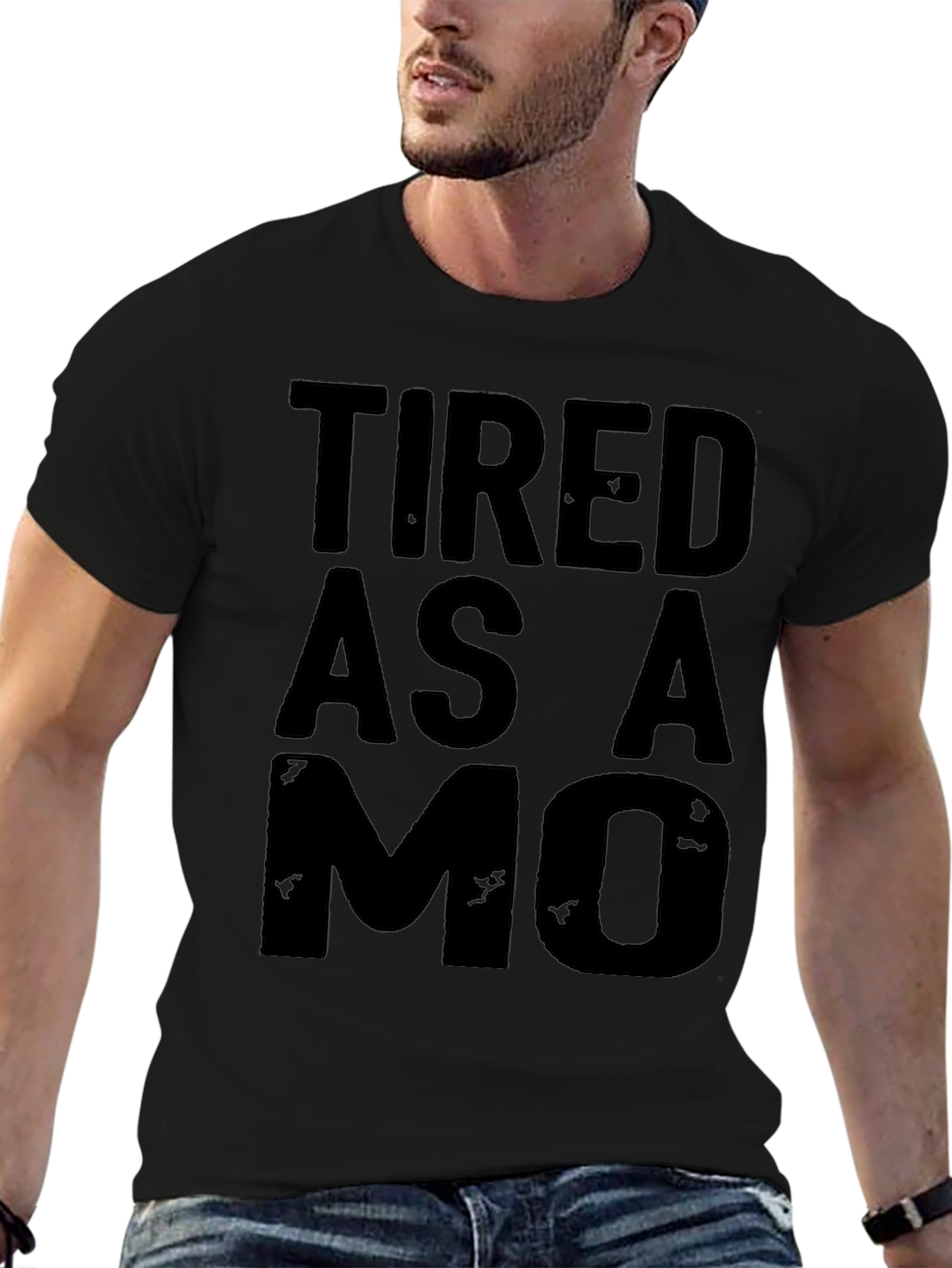 Tired as a MO T-Shirt - Black