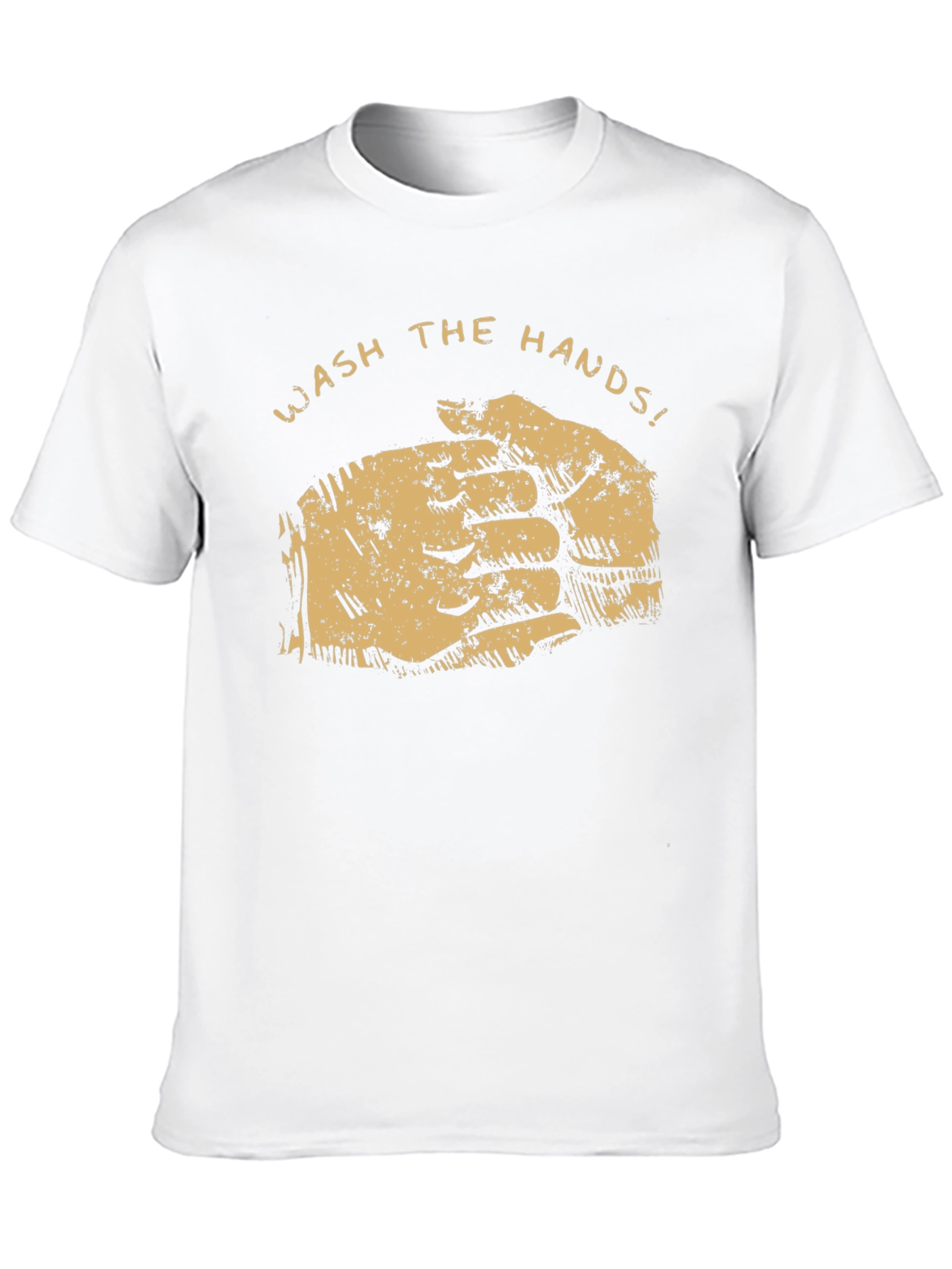 Wash The Hands! Black Graphic Tee