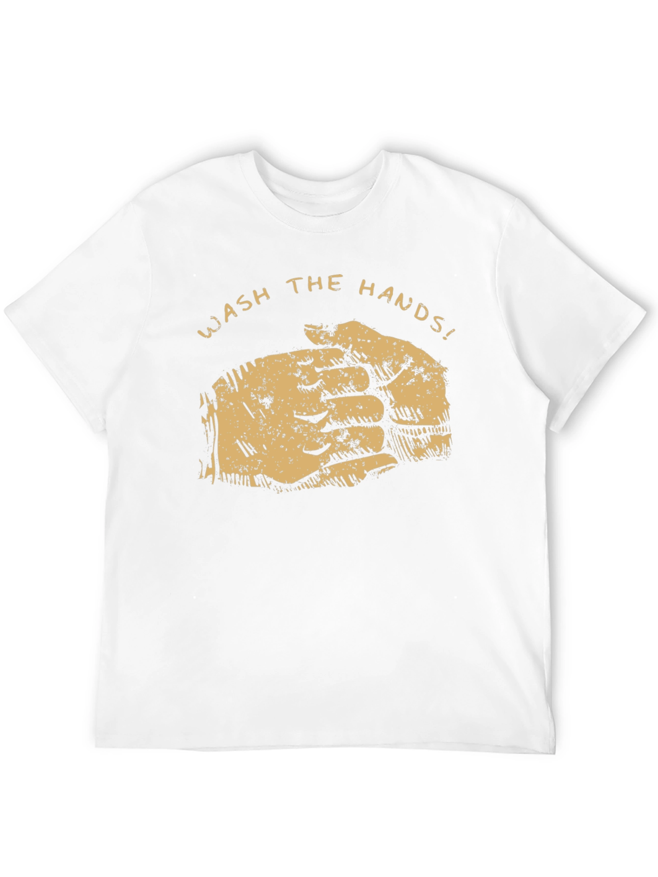 Wash The Hands! Black Graphic Tee