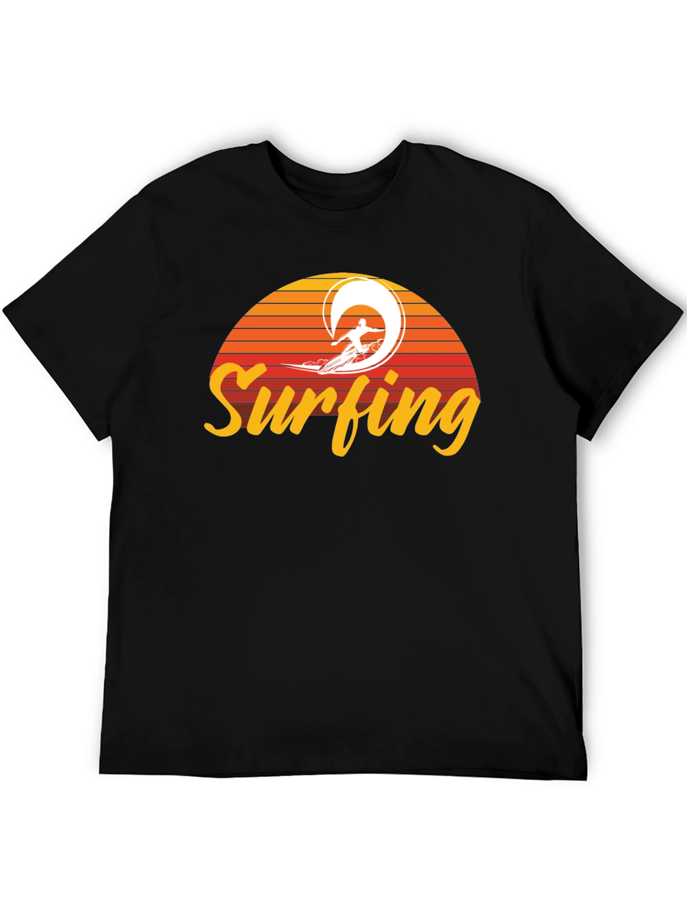 Surfing Sunset Graphic Tee