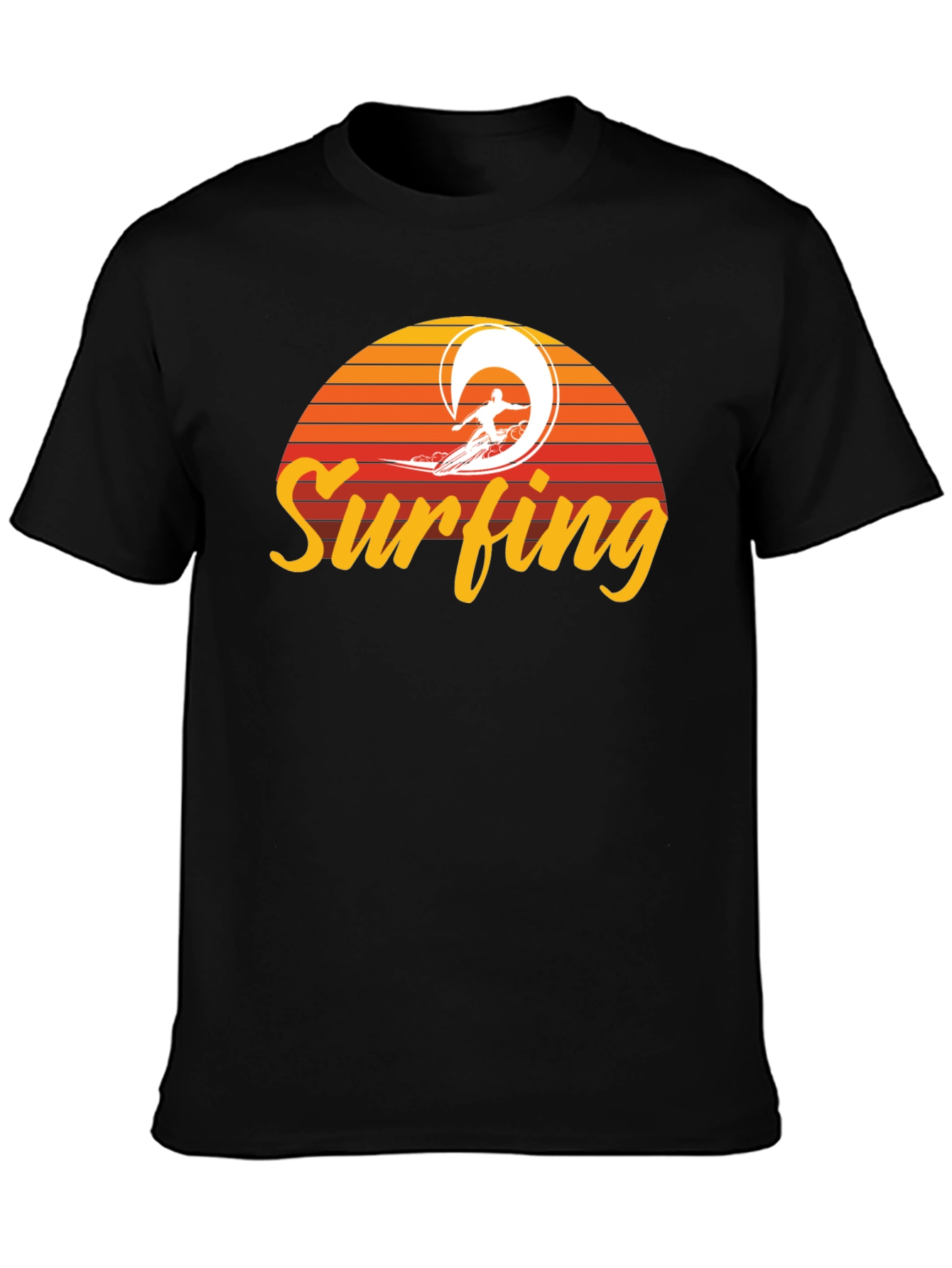 Surfing Sunset Graphic Tee