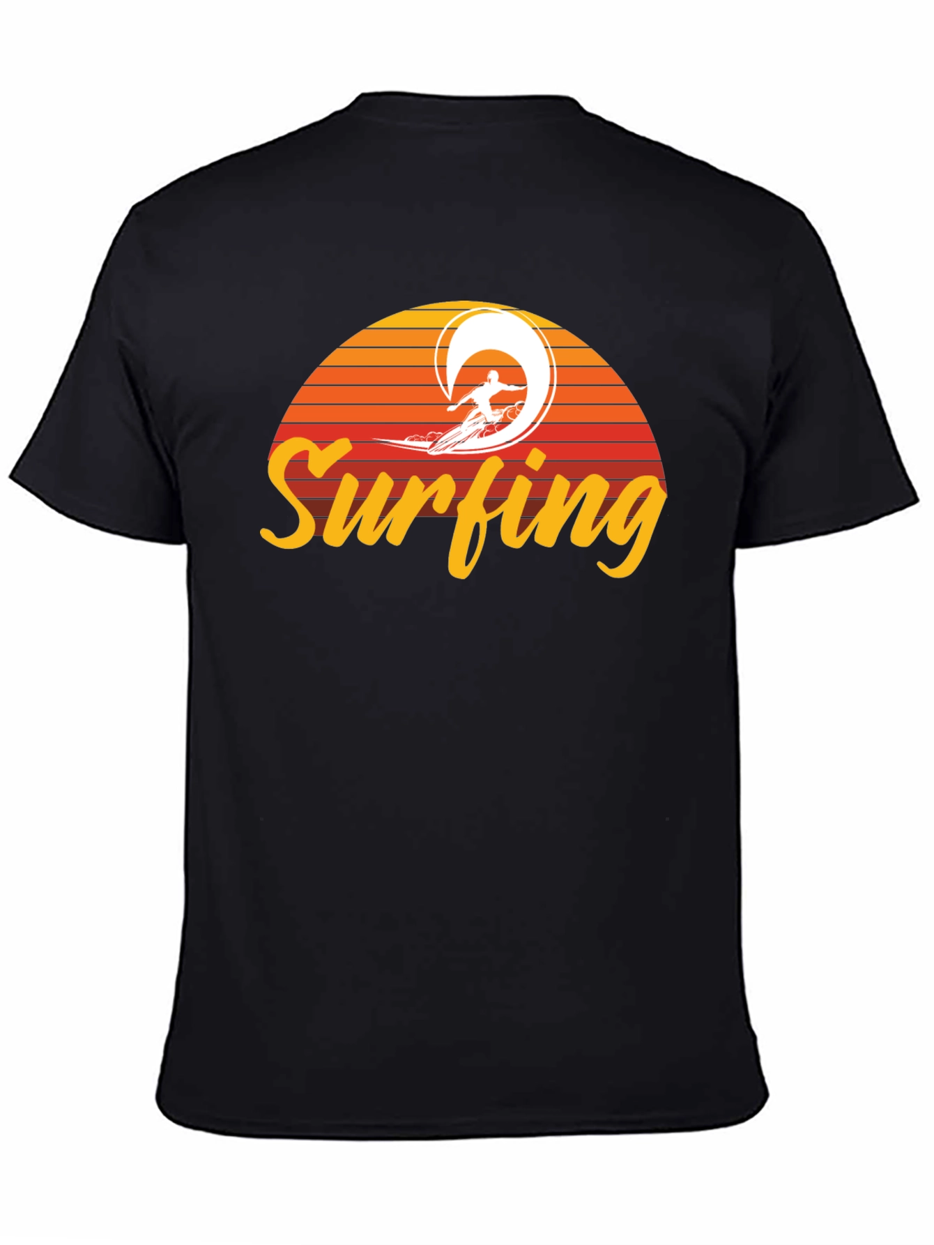 Surfing Sunset Graphic Tee