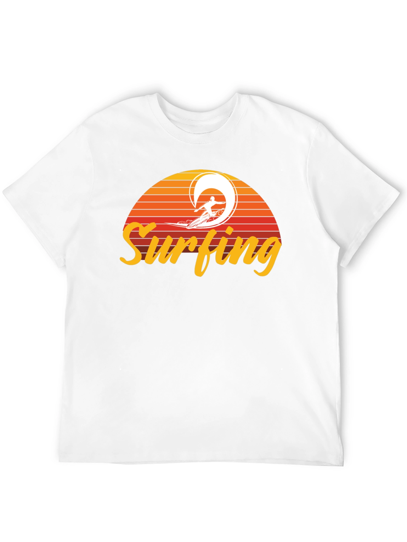 Surfing Sunset Graphic Tee