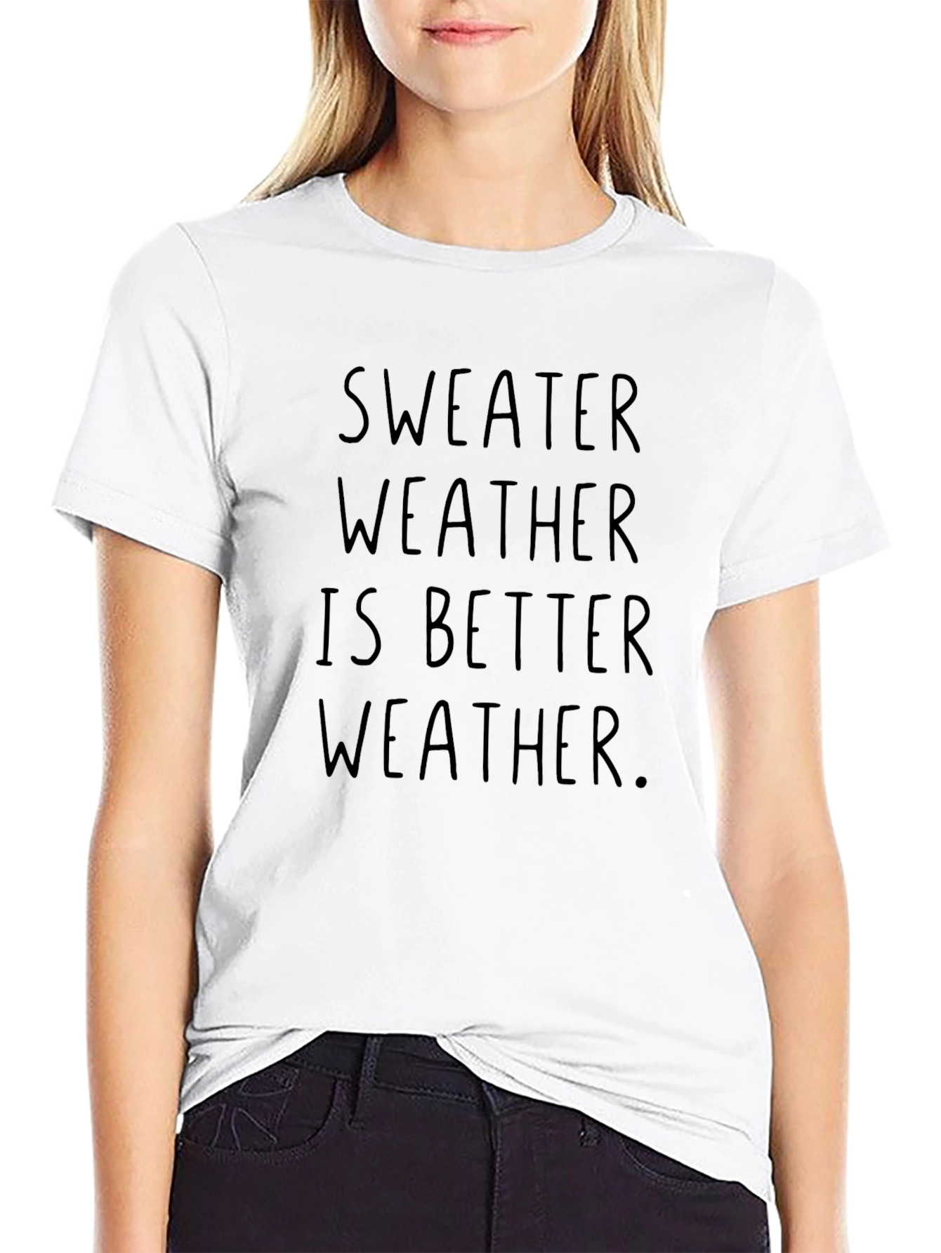 Sweater Weather Graphic Tee - Comfy Casual Style