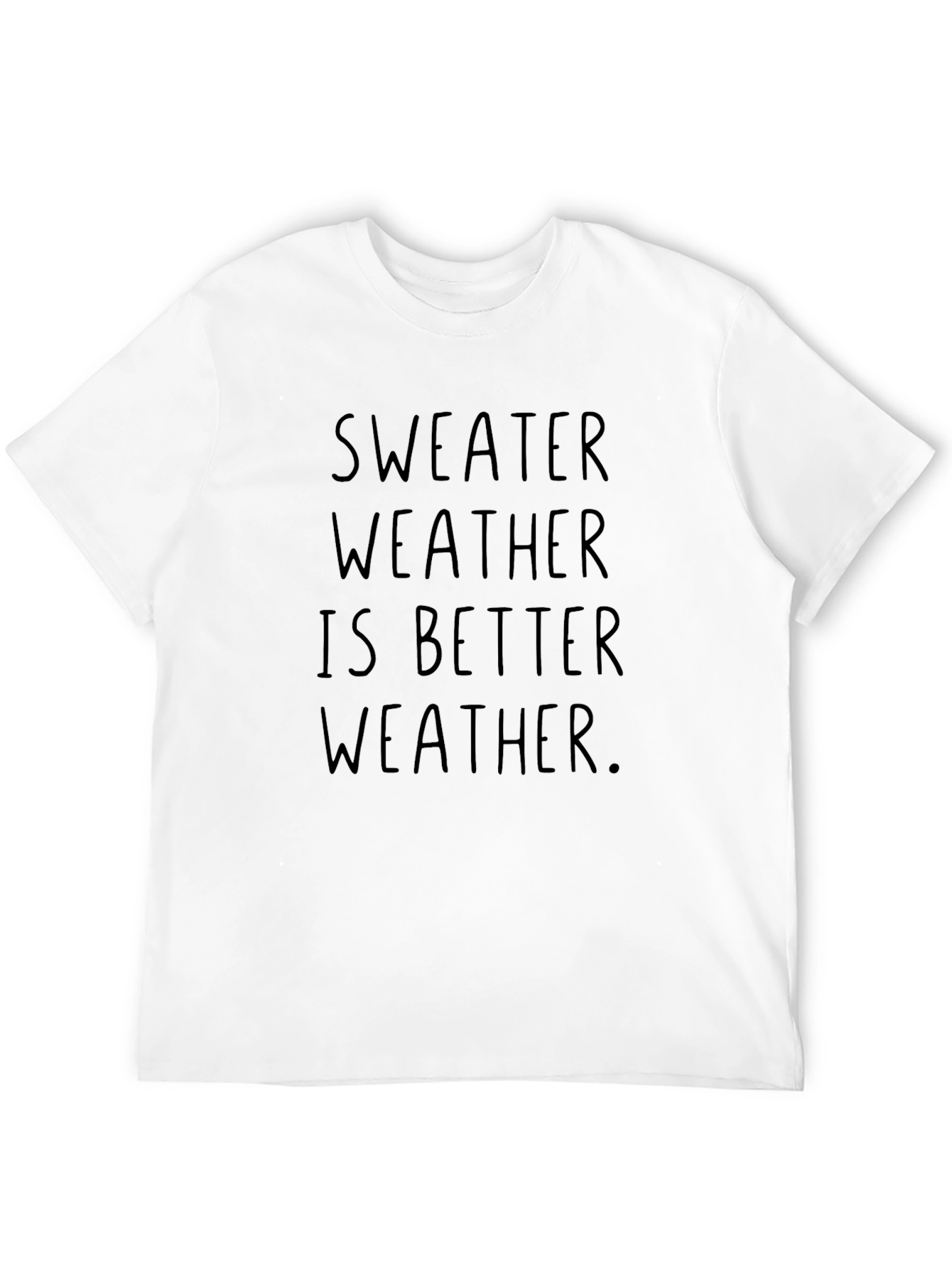 Sweater Weather Graphic Tee - Comfy Casual Style
