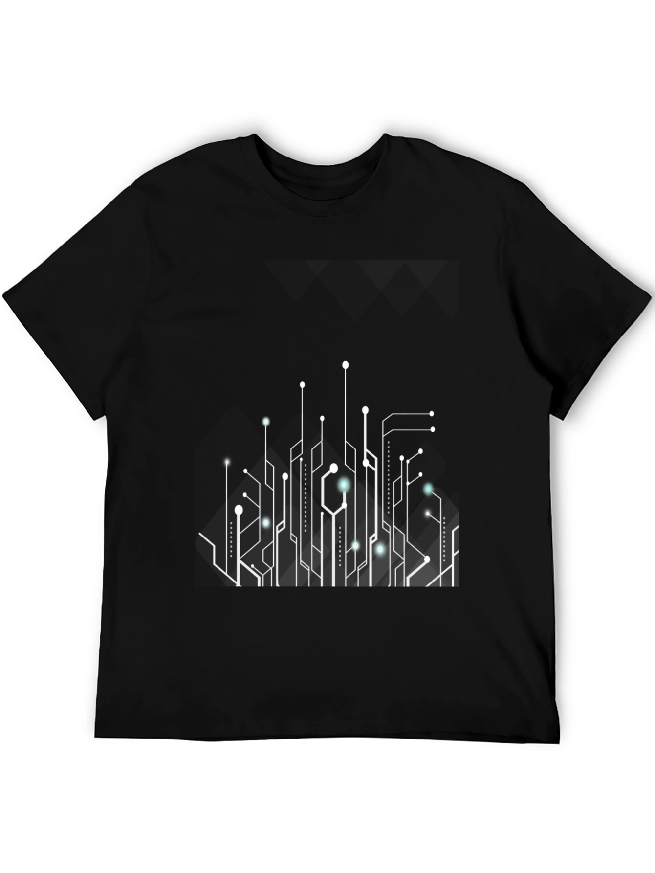 Tech Circuit T-Shirt - Stylish Modern Design