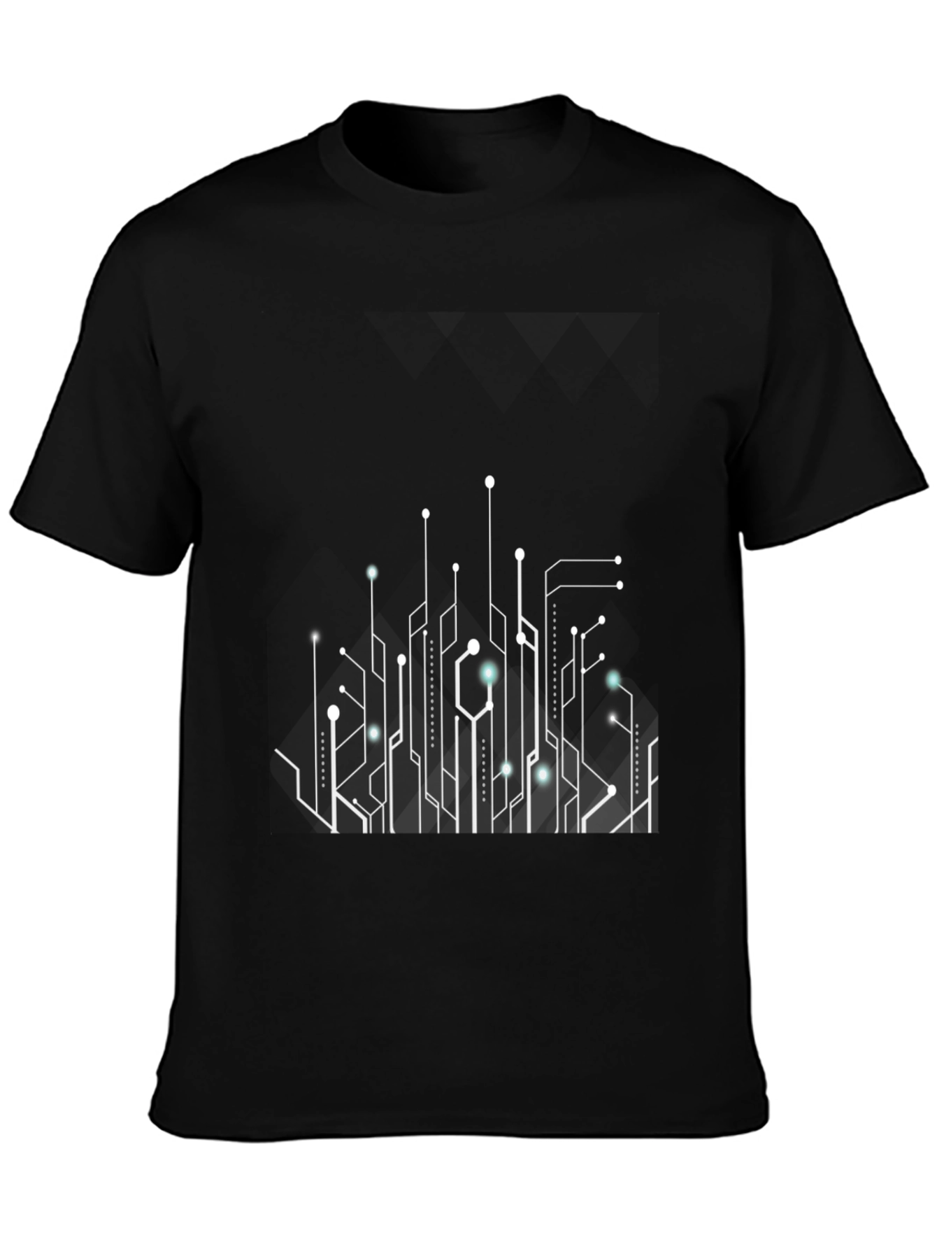 Tech Circuit T-Shirt - Stylish Modern Design