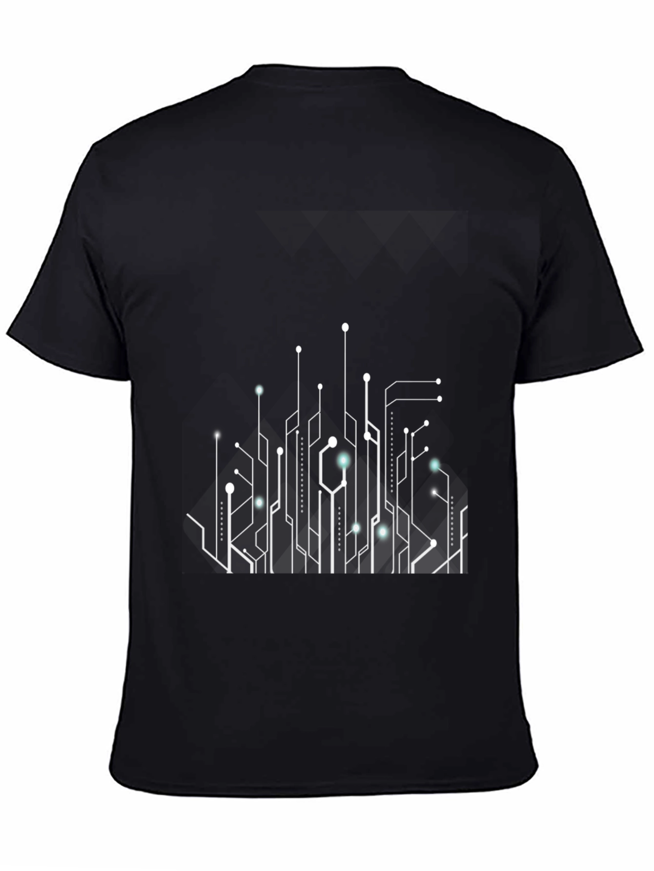 Tech Circuit T-Shirt - Stylish Modern Design