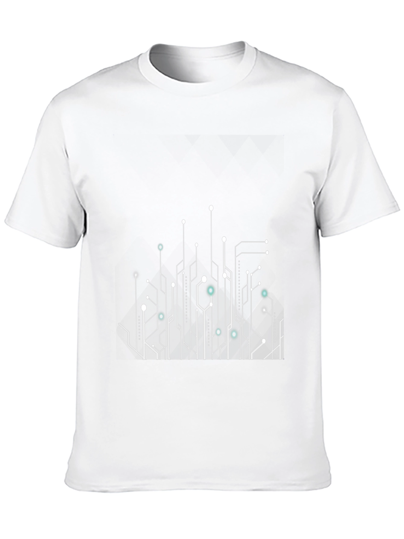 Tech Circuit T-Shirt - Stylish Modern Design