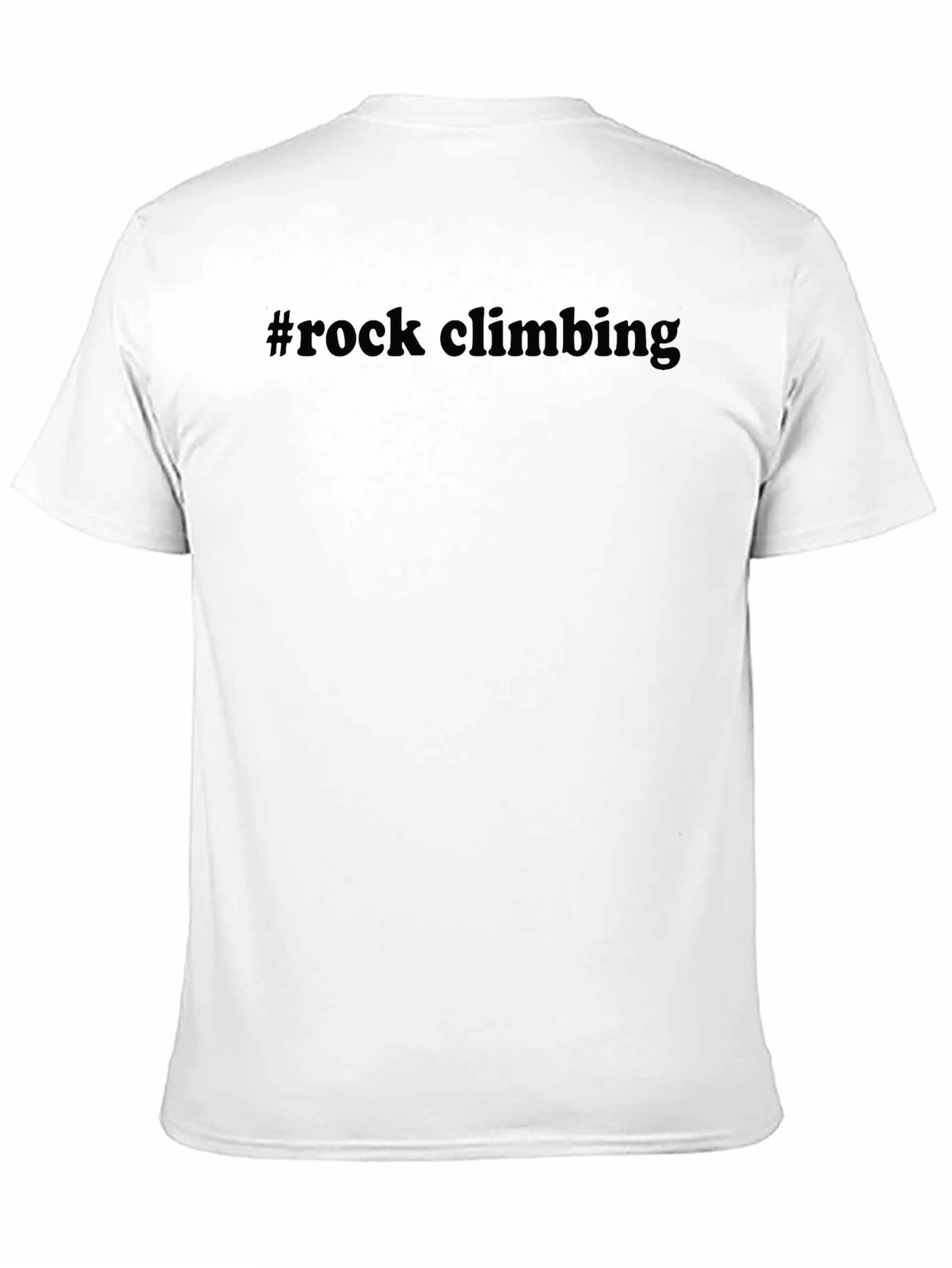 #Rock Climbing Black Graphic Tee