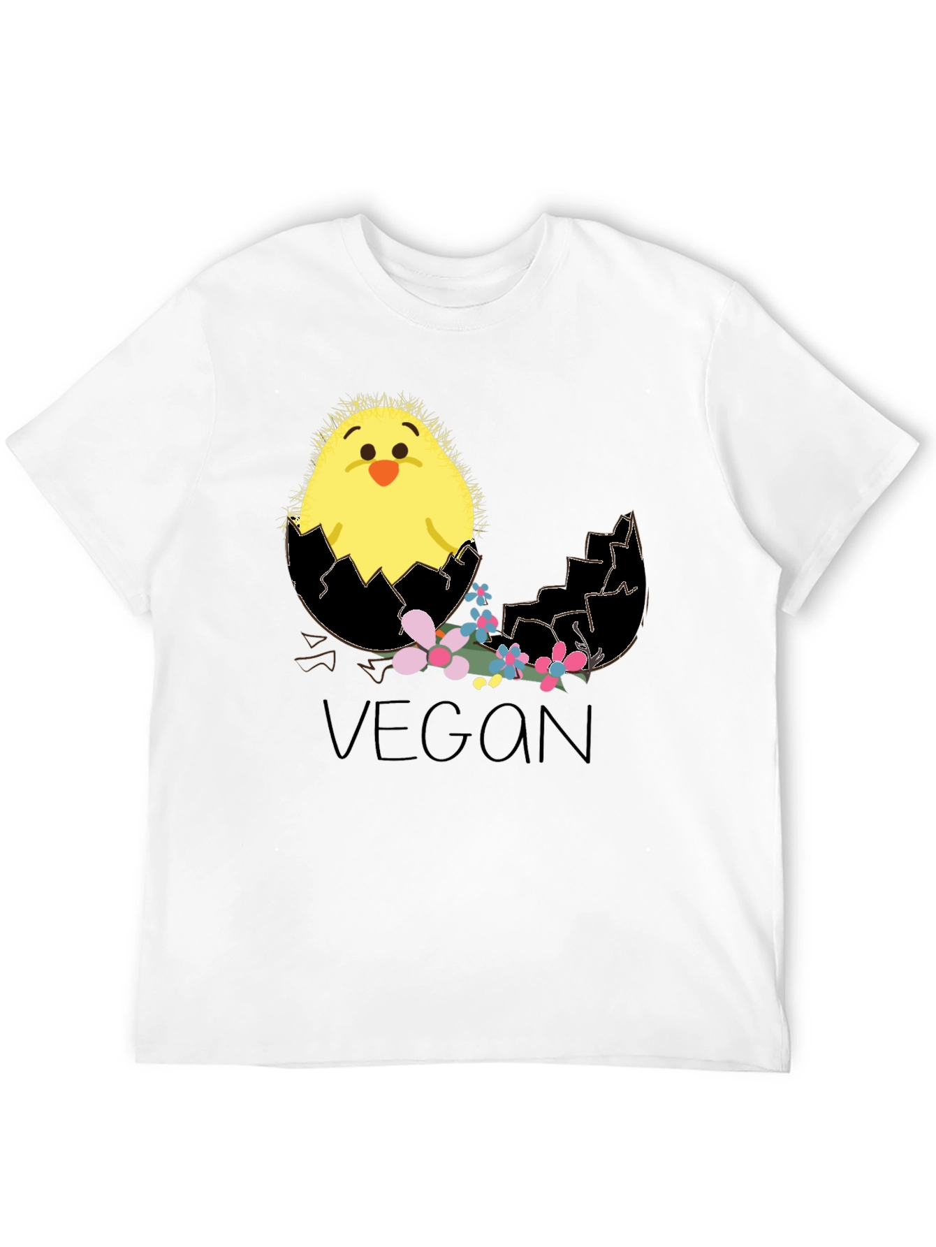 Vegan Chick T-Shirt - Cute Easter Tee