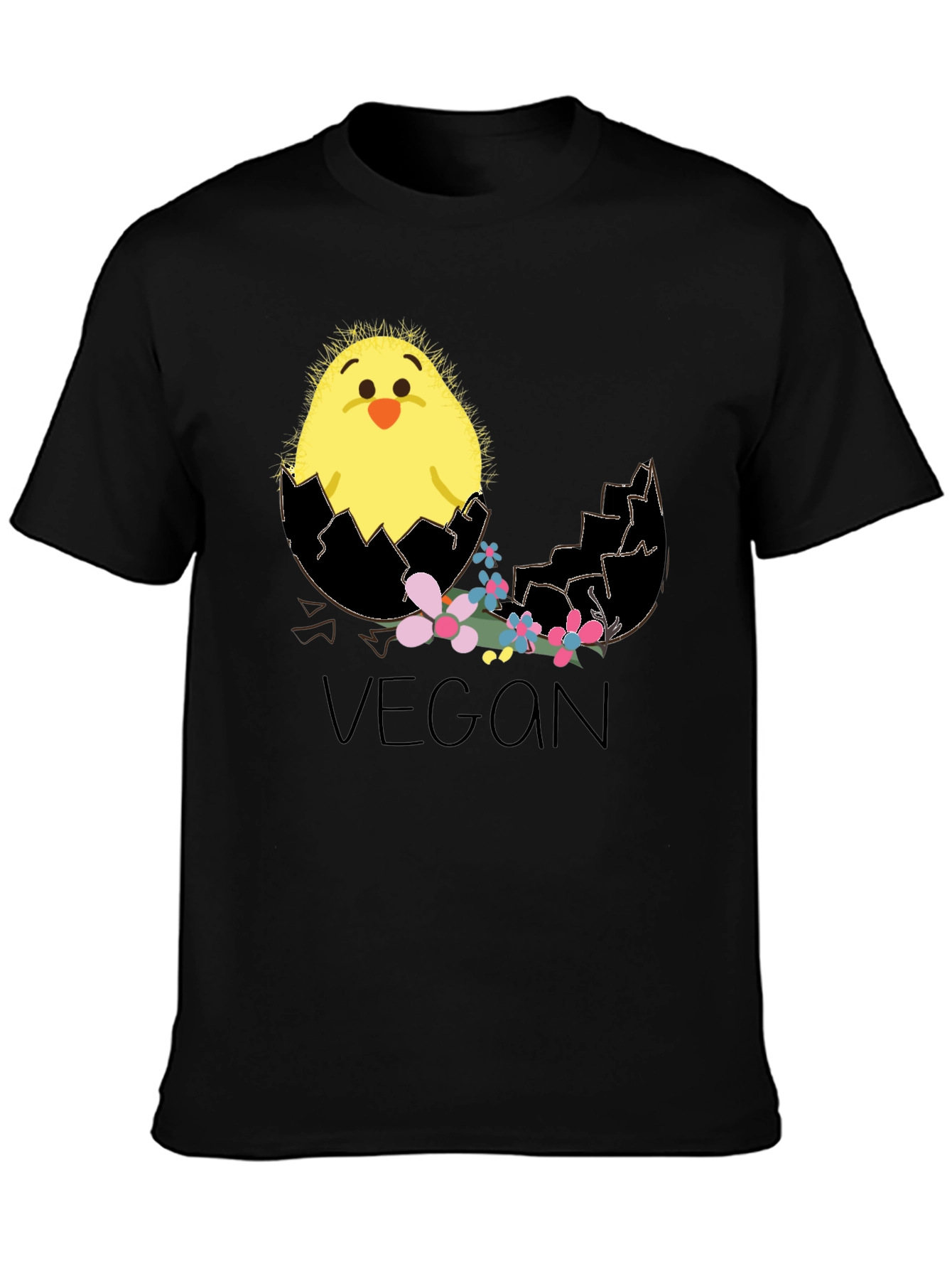 Vegan Chick T-Shirt - Cute Easter Tee