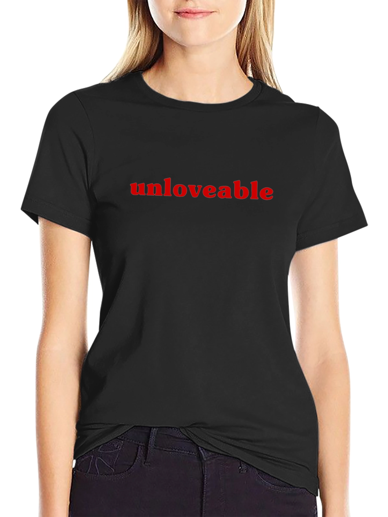 Unloveable Graphic Tee - Bold Statement T-Shirt