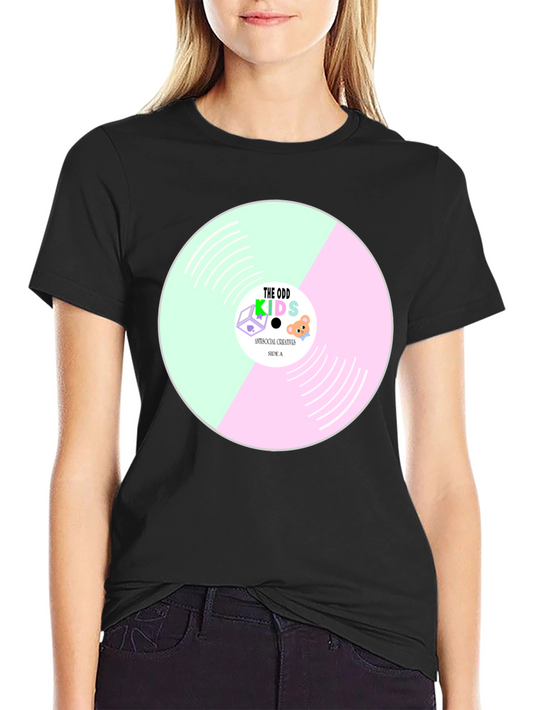 The Odd Kids T-Shirt - Retro Vinyl Record Design