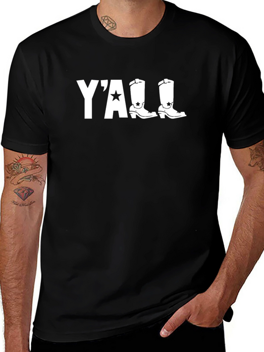 Yall Boots Graphic T-Shirt - Country Style Tee