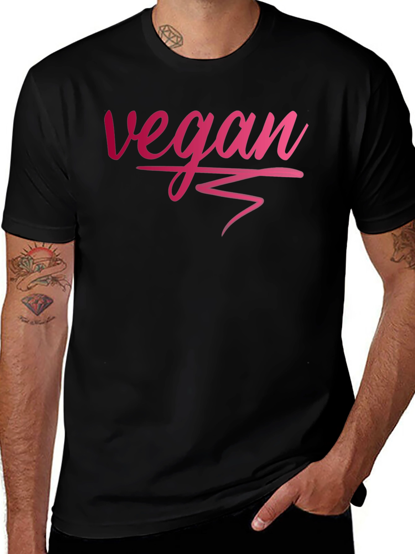 Vegan Graphic Tee - Stylish and Sustainable