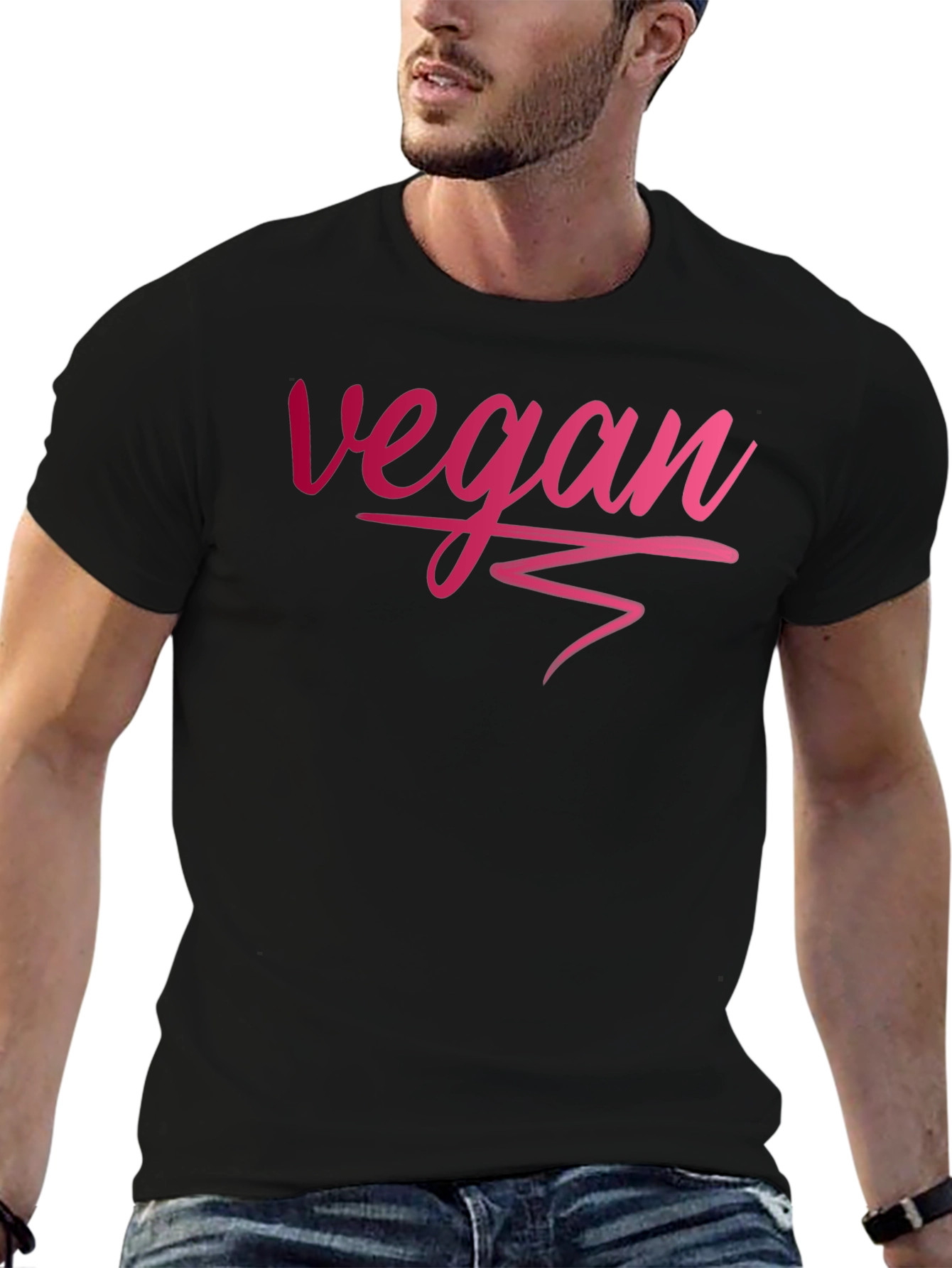Vegan Graphic Tee - Stylish and Sustainable