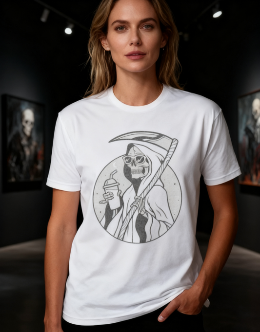 "Midnight Reaper" Gothic Graphic Tee
