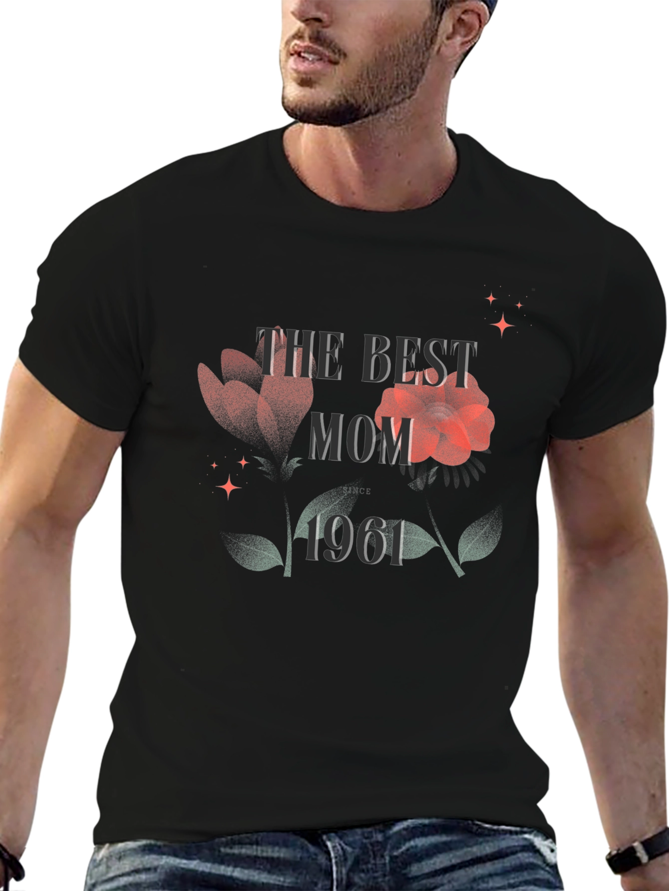 The Best Mom 1961 Floral T-Shirt