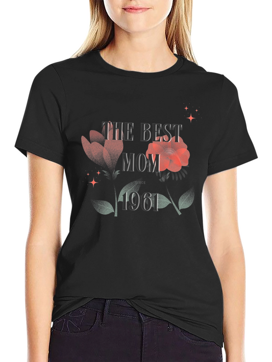 The Best Mom 1961 Floral T-Shirt