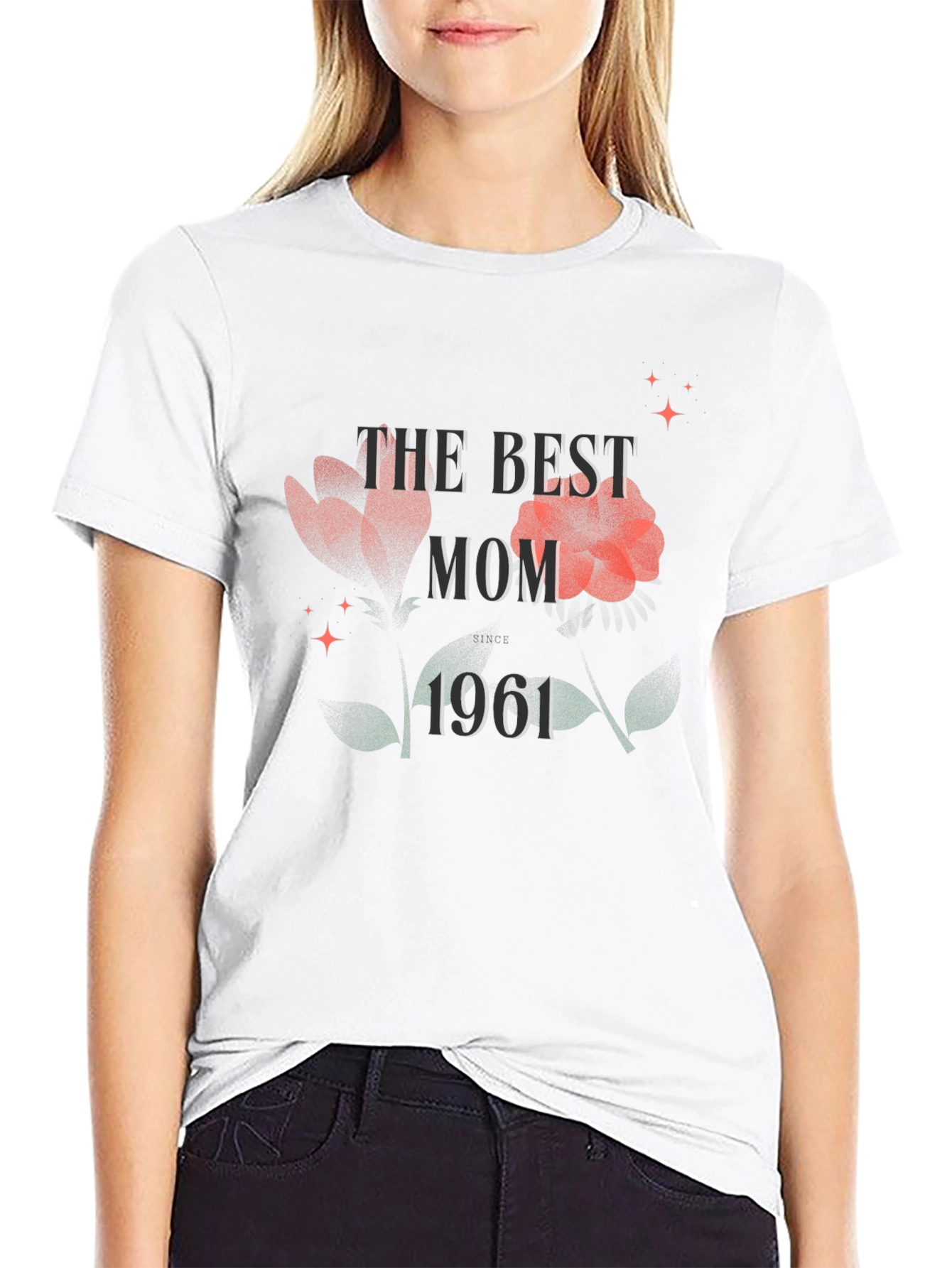 The Best Mom 1961 Floral T-Shirt