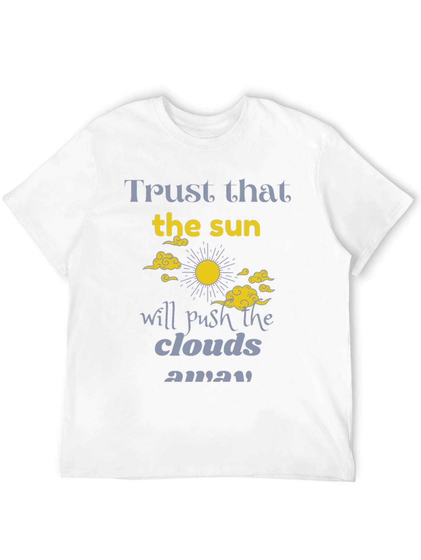 Trust the Sun Graphic Tee - Inspirational Black T-Shirt