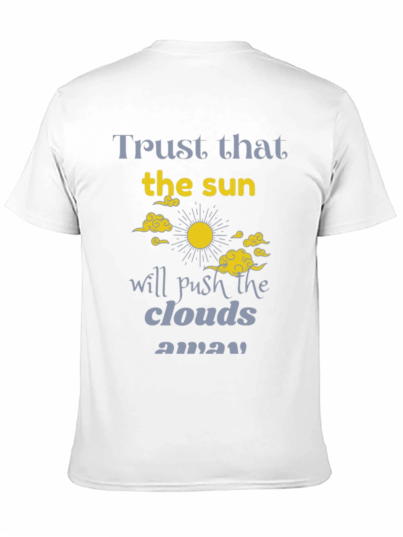 Trust the Sun Graphic Tee - Inspirational Black T-Shirt