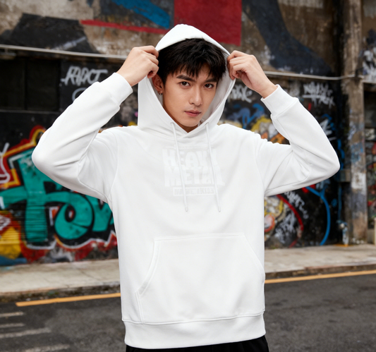 Heavy Metal Disturbing Graphic Hoodie - Unisex Punk Streetwear Casual Pullover