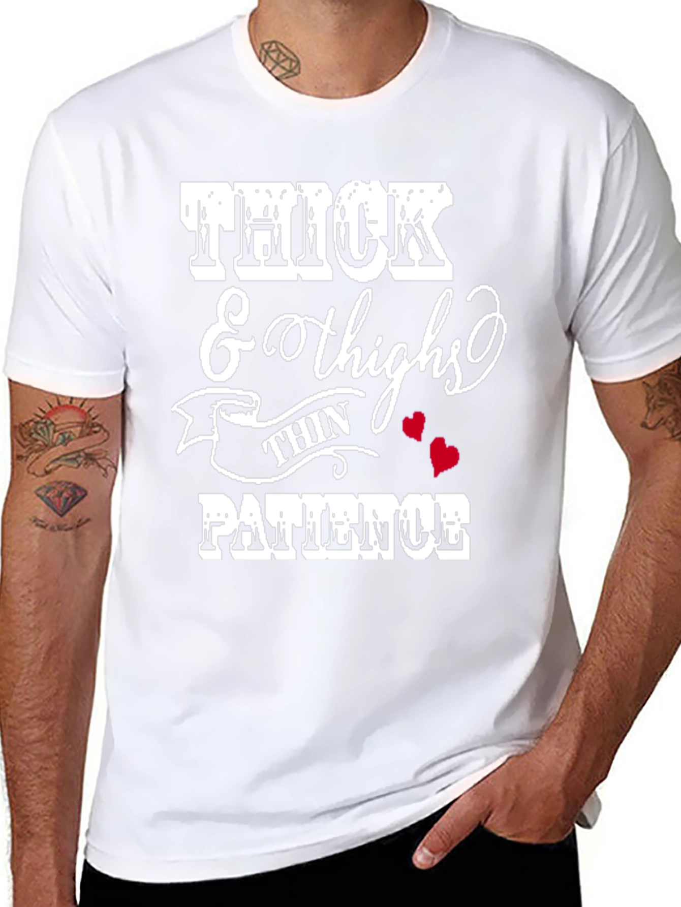 Thick Thighs Thin Patience Graphic Tee