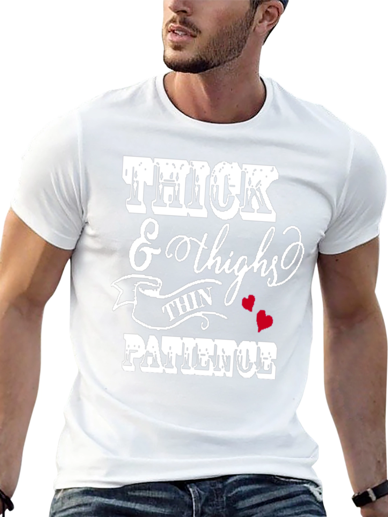 Thick Thighs Thin Patience Graphic Tee
