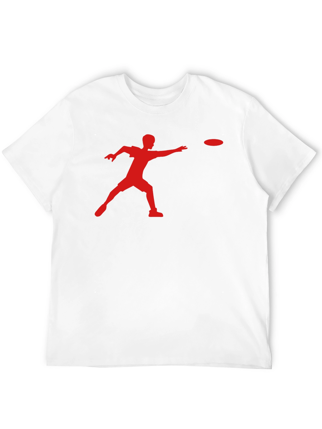 Ultimate Frisbee Graphic T-Shirt - Sporty Casual Tee