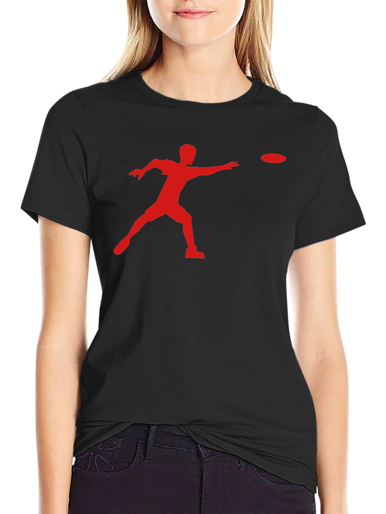 Ultimate Frisbee Graphic T-Shirt - Sporty Casual Tee