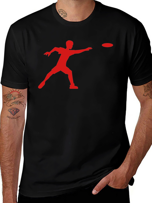 Ultimate Frisbee Graphic T-Shirt - Sporty Casual Tee