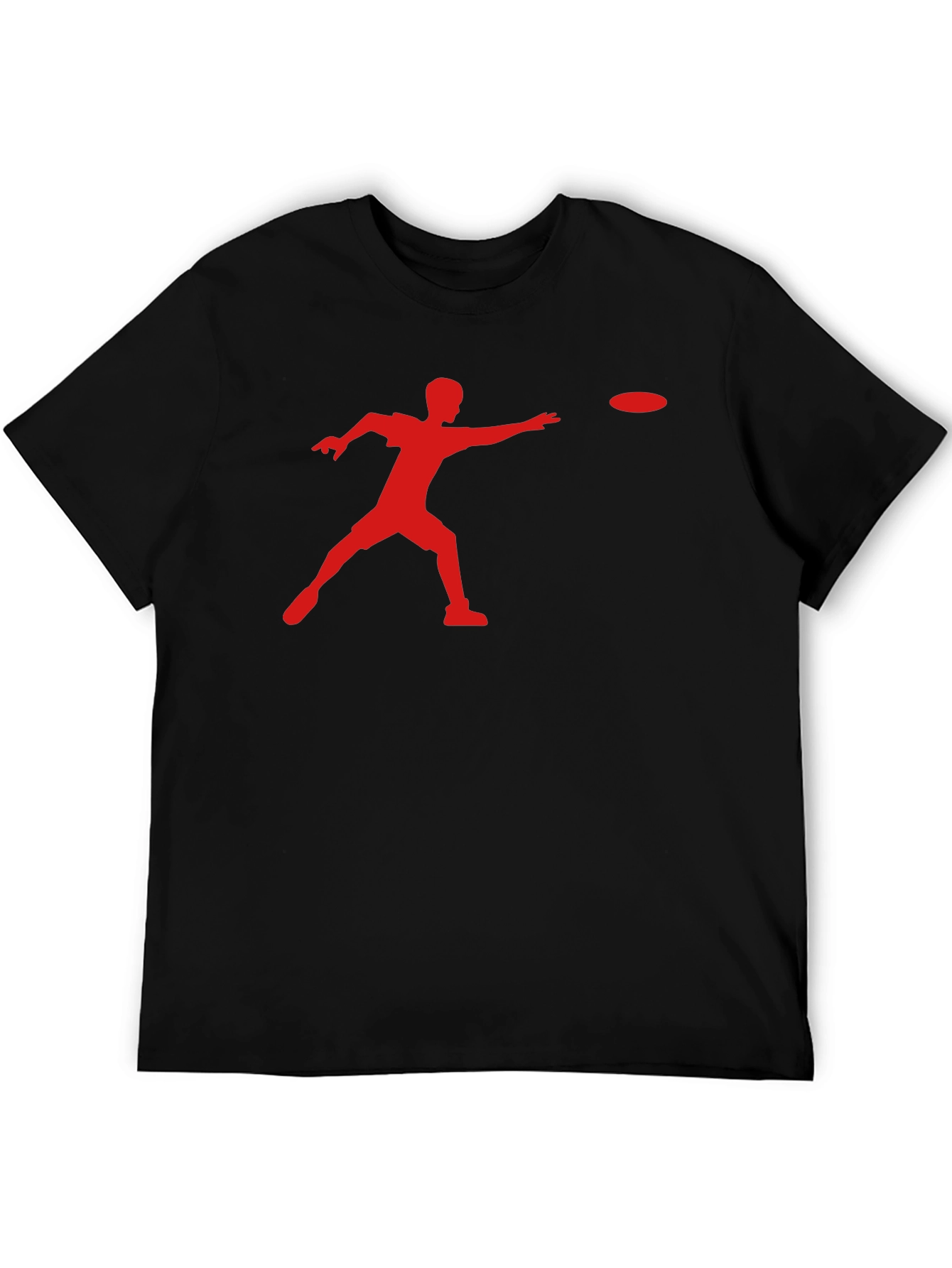 Ultimate Frisbee Graphic T-Shirt - Sporty Casual Tee