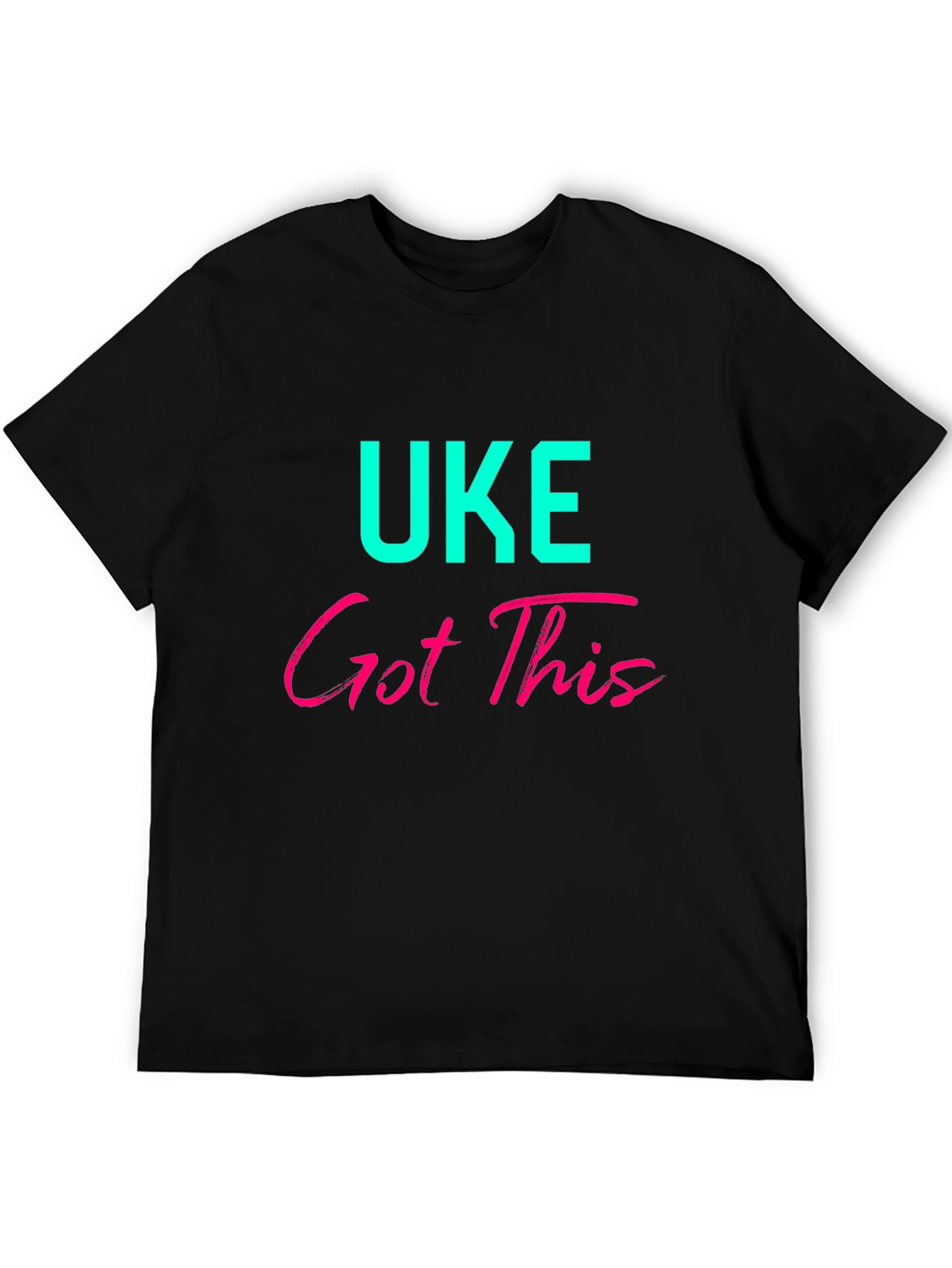 UKE Got This Graphic Tee - Black Cotton Blend