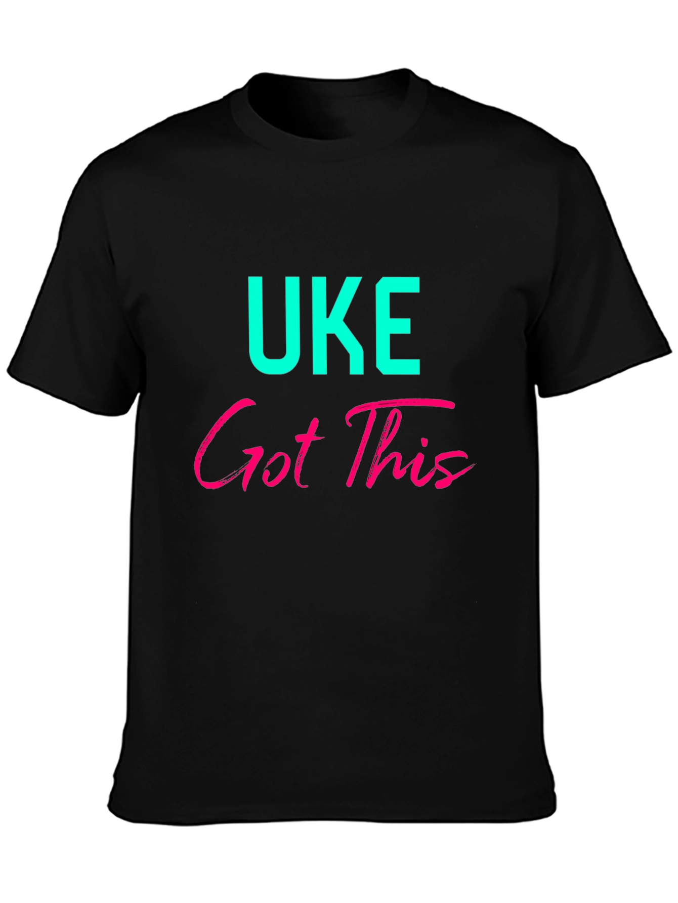 UKE Got This Graphic Tee - Black Cotton Blend