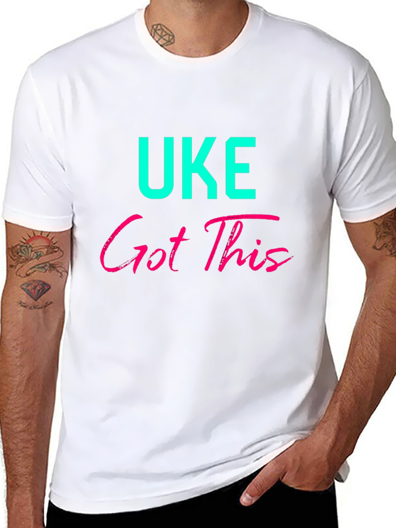 UKE Got This Graphic Tee - Black Cotton Blend