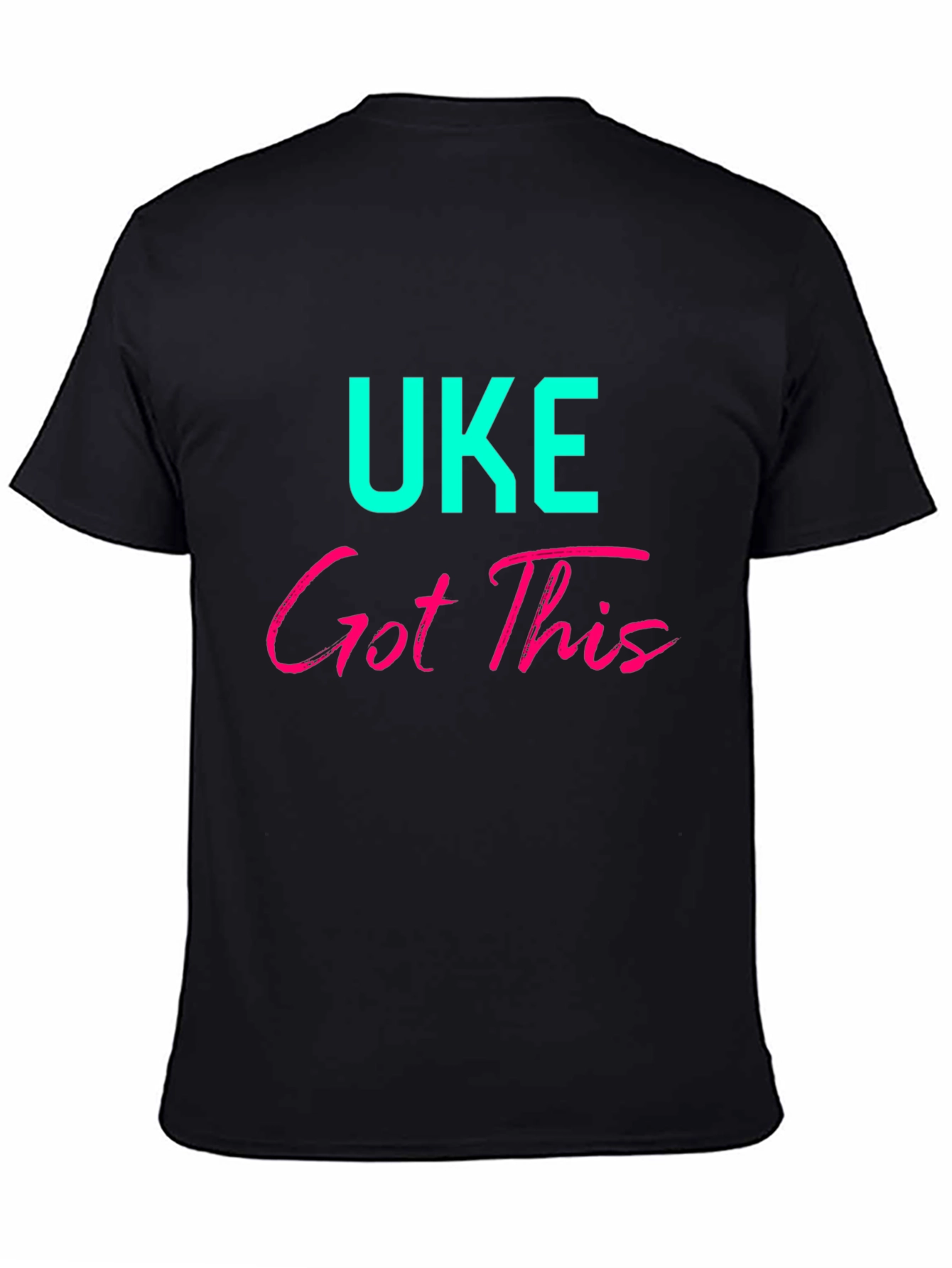UKE Got This Graphic Tee - Black Cotton Blend