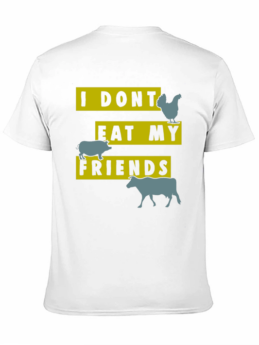Vegan Tee - I Dont Eat My Friends