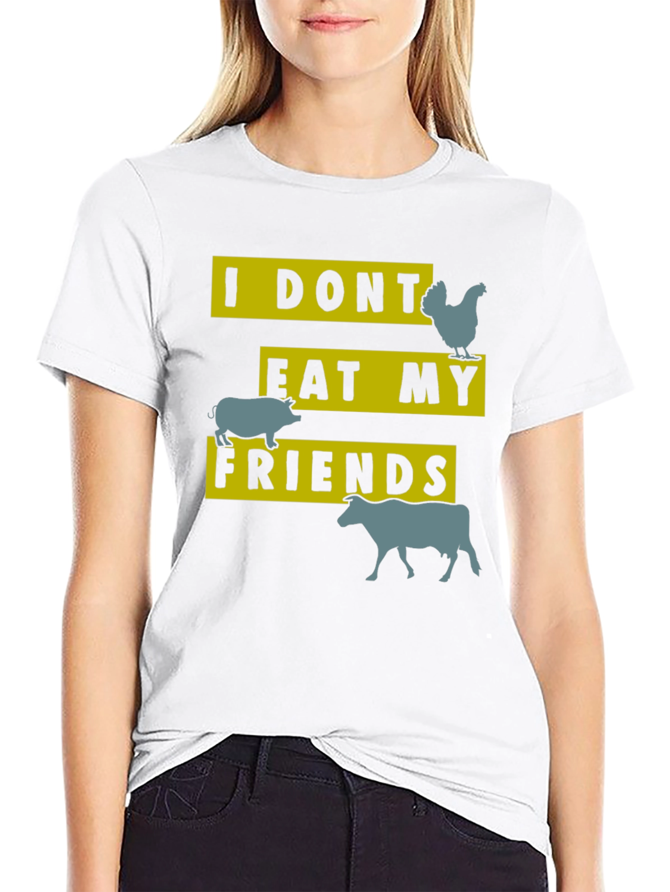 Vegan Tee - I Dont Eat My Friends