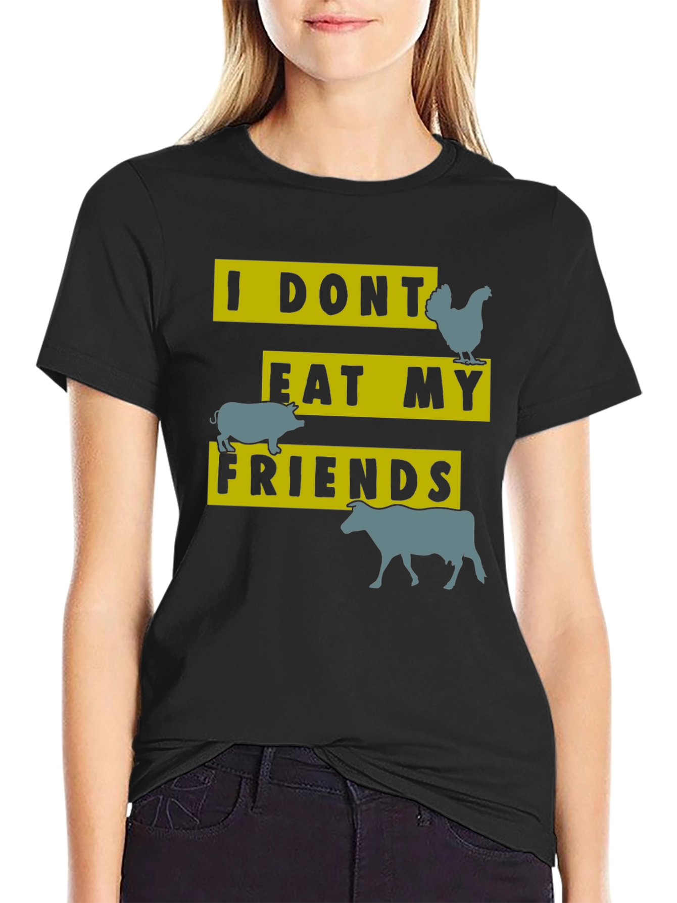 Vegan Tee - I Dont Eat My Friends