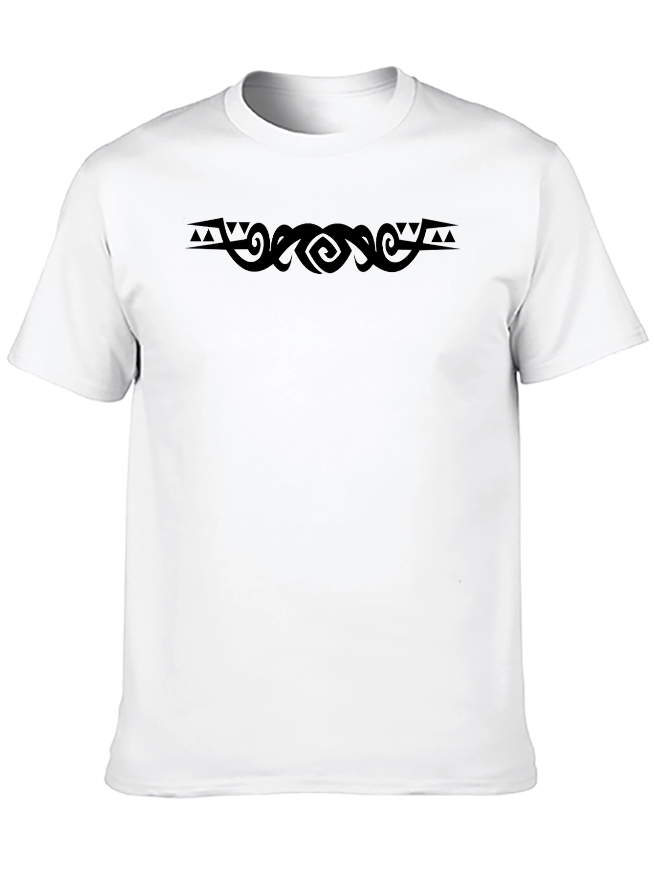 Tribal Tattoo Graphic Black T-Shirt