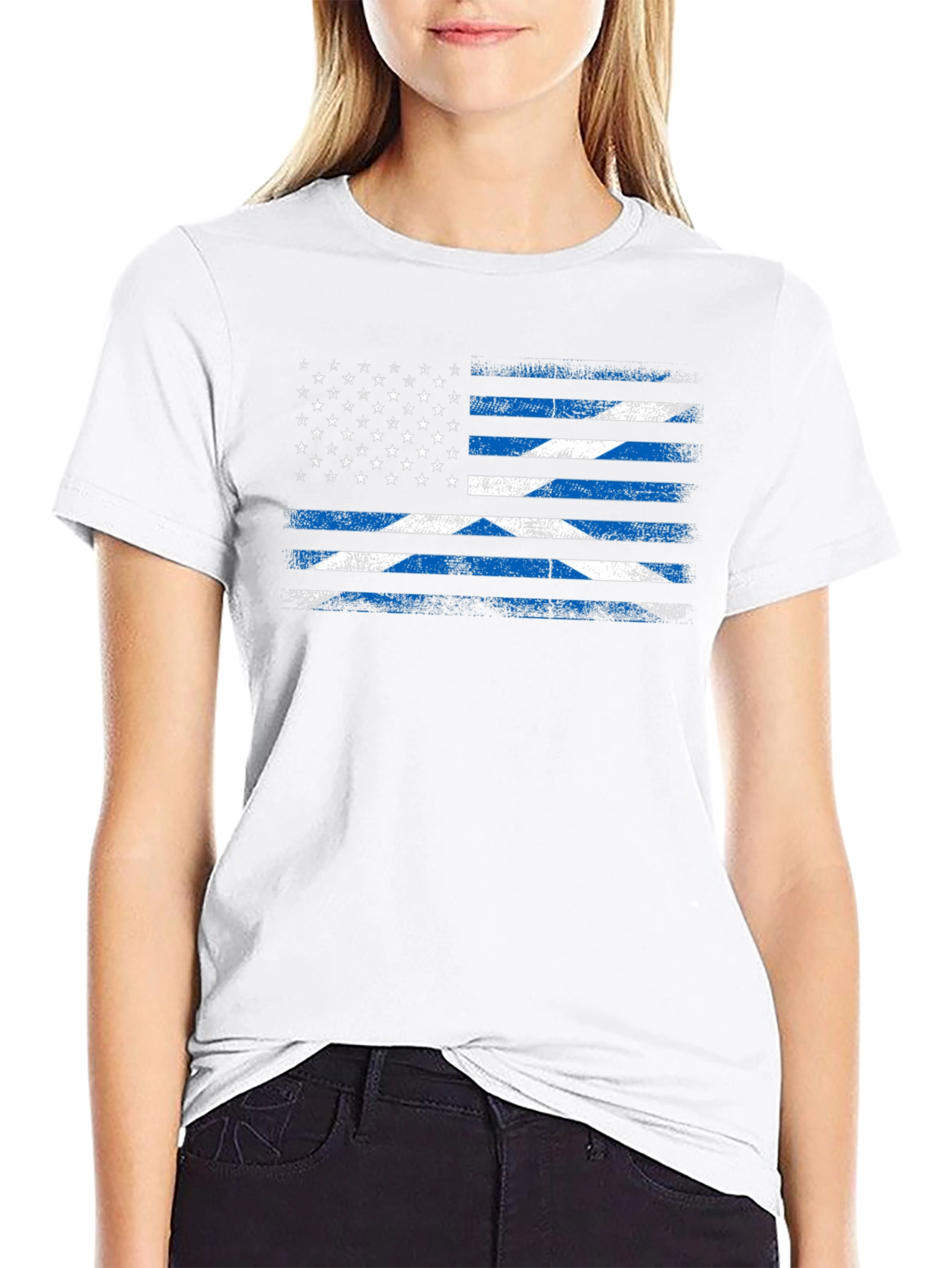 USA Scottish Flag T-Shirt