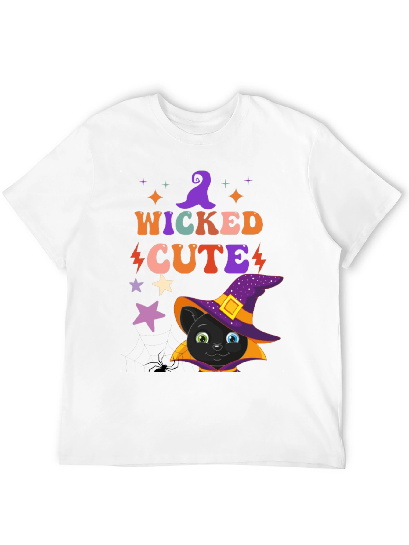 Wicked Cute Halloween Cat T-Shirt