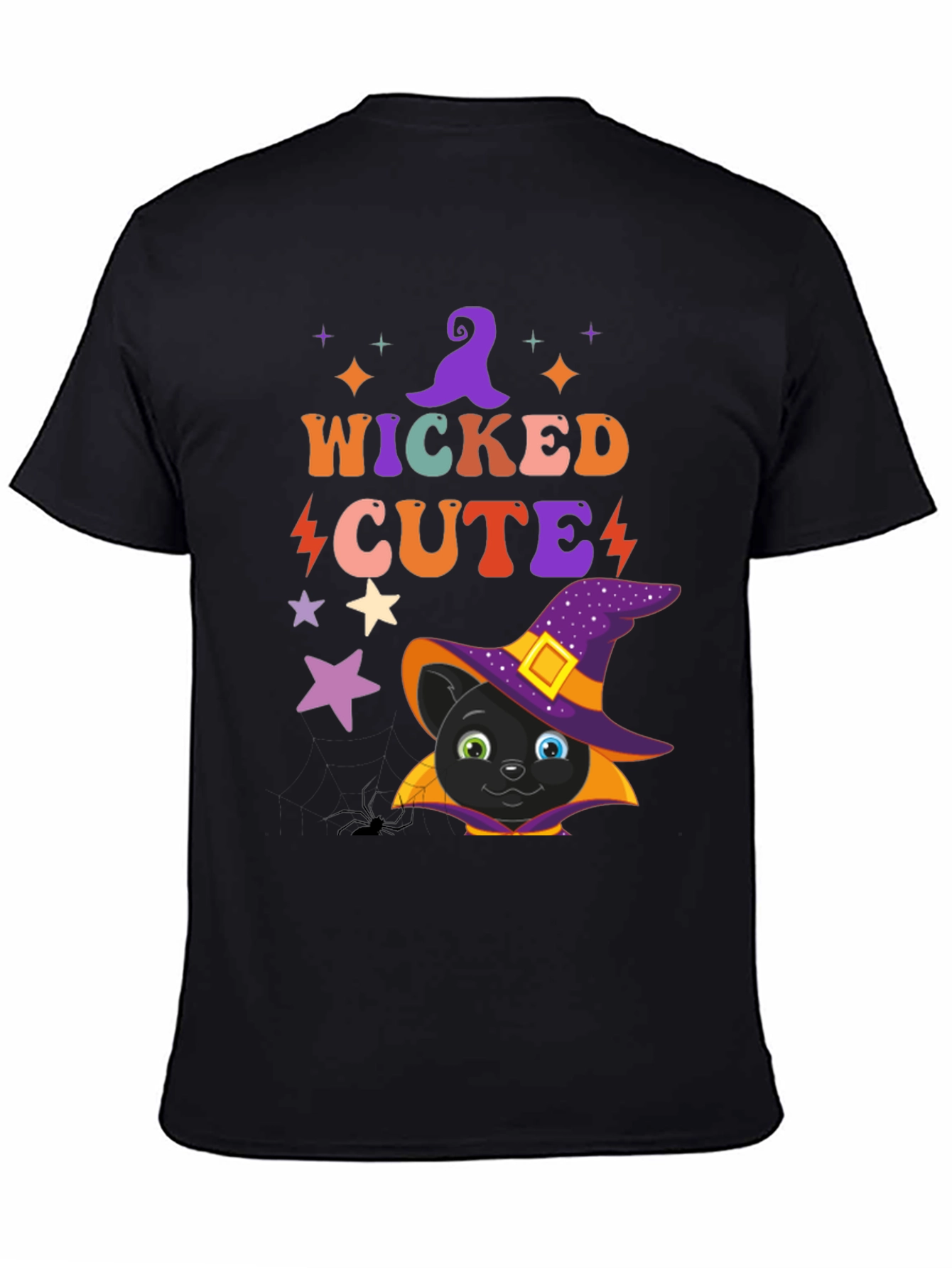 Wicked Cute Halloween Cat T-Shirt