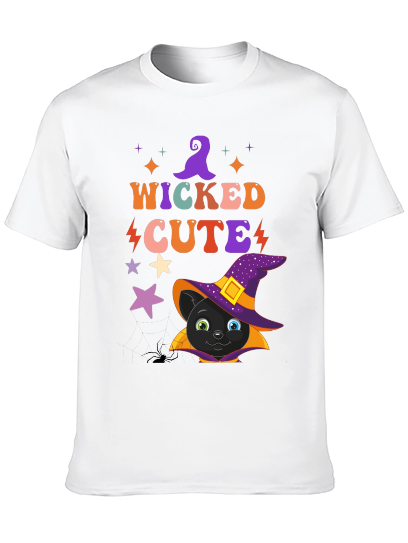 Wicked Cute Halloween Cat T-Shirt