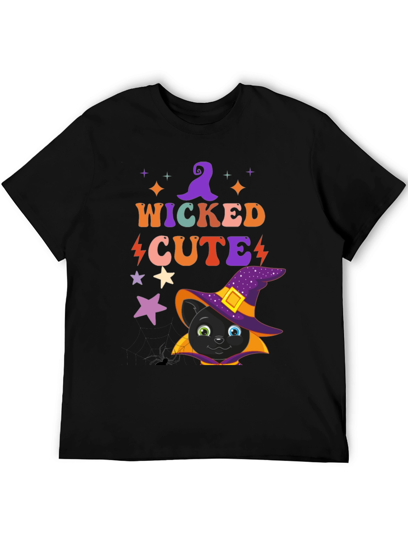 Wicked Cute Halloween Cat T-Shirt