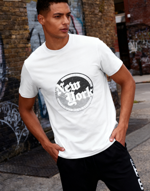 Vintage New York Graphic 100% Cotton T-Shirt - Unisex City-Inspired Tee for All Occasions