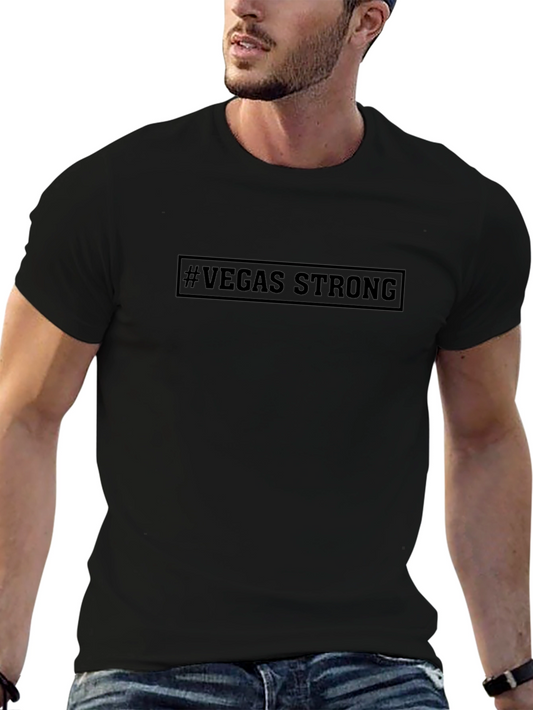 #VegasStrong Black T-Shirt - Show Your Support!